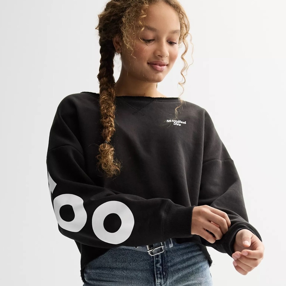 Limited Too logo sweatshirt top medium XL 16 18 new